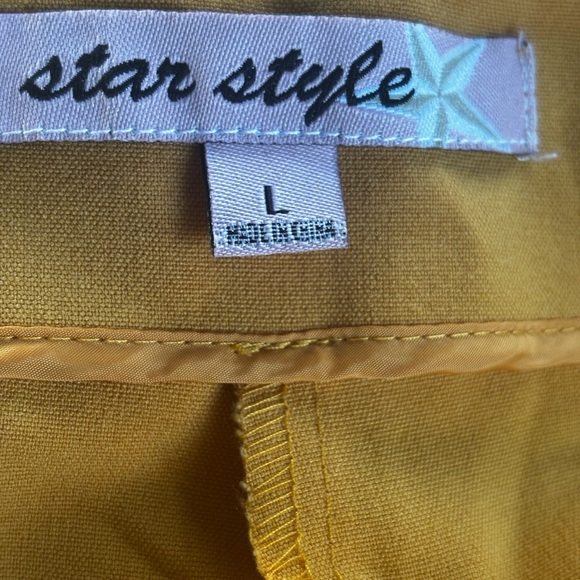 Star Style and Yellow Palazzo Pants - Picture 2 of 7